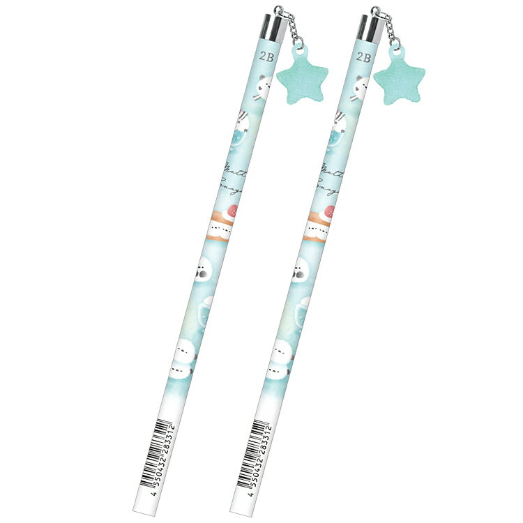 2本セット まったりえなが グミ鉛筆2B丸 283312 しまえなが シマエナガ 小鳥