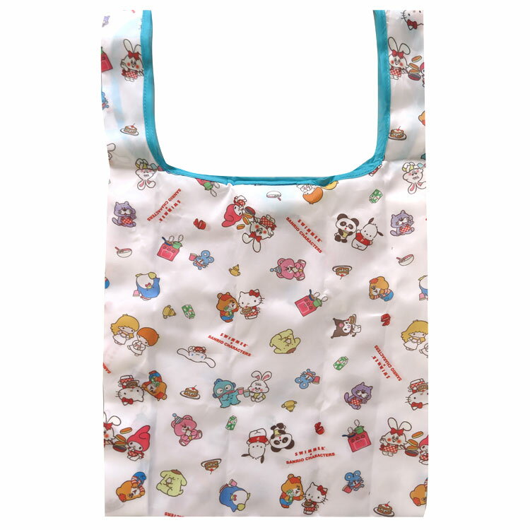 スイマー×サンリオキャラクターズ エコバッグ ホワイト 060471 SWIMMER×SANRIO コラボ