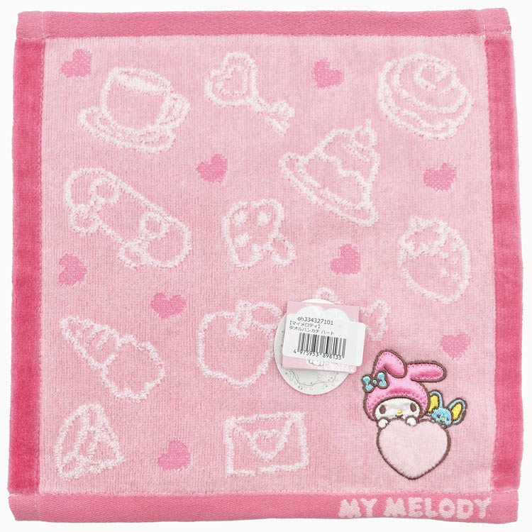 マイメロディ タオルハンカチ ハート 898133のサムネイル