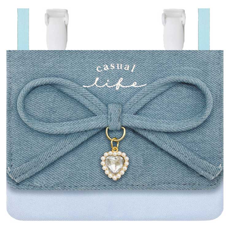 商品仕様【サイズ】 本体：約H110×W140×D15mm パッケージ：約H160×W140×D15mm 【素材】ポリエステル、デニム 【パッケージ入重量】約63g 【生産国】中国特記事項※画像はあくまでも商品イメージになります。実際の商品...