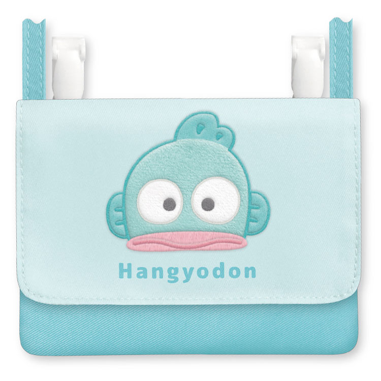 ハンギョドン 横長ショルダーひもつき どこでもポッケ 061544 SANRIO サンリオキャラクターズ