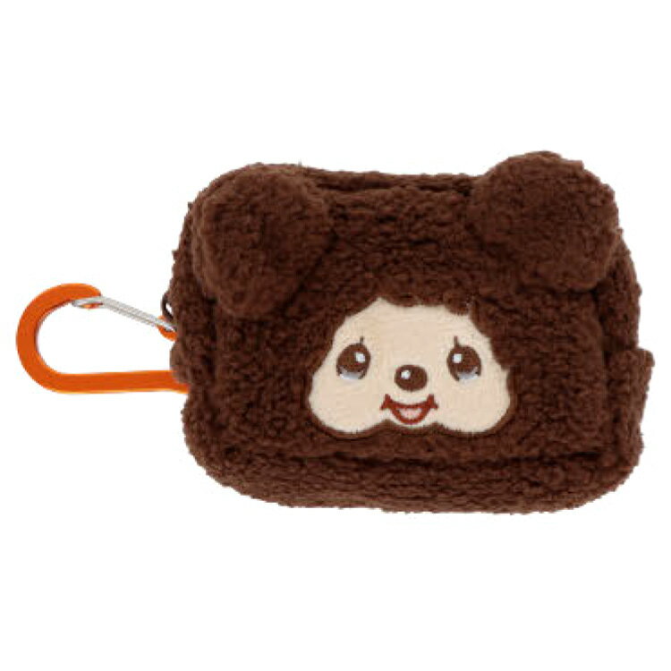 モンチッチ カラビナ付ふわミニポーチ クマ 666082のサムネイル