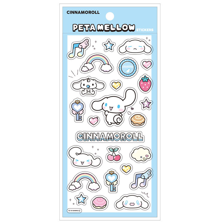 シナモロール ペタメロウステッカーズ 263134 ペタペタステッカーズ SANRIO サンリオキャラクターズのサムネイル