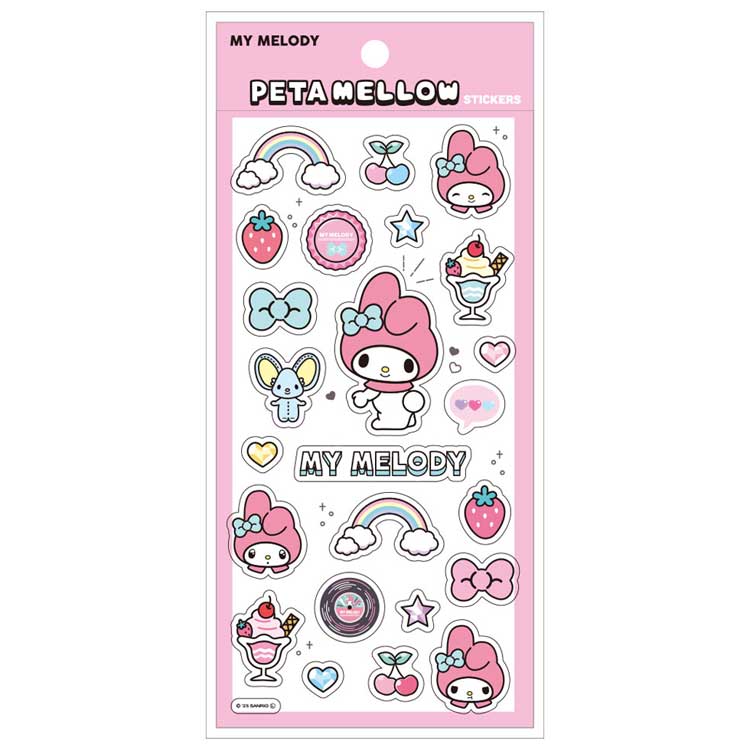 マイメロディ ペタメロウステッカーズ 263141 ペタペタステッカーズ SANRIO サンリオキャラクターズのサムネイル
