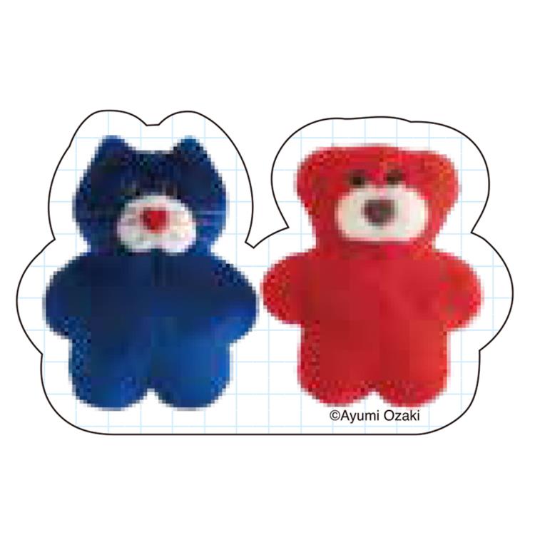 【5日限定！1000円OFFクーポンあり】mojojojo IP903957 ダイカットステッカー ねこ くま モジョジョジョ Nicky ニッキー Todd Friendsのサムネイル