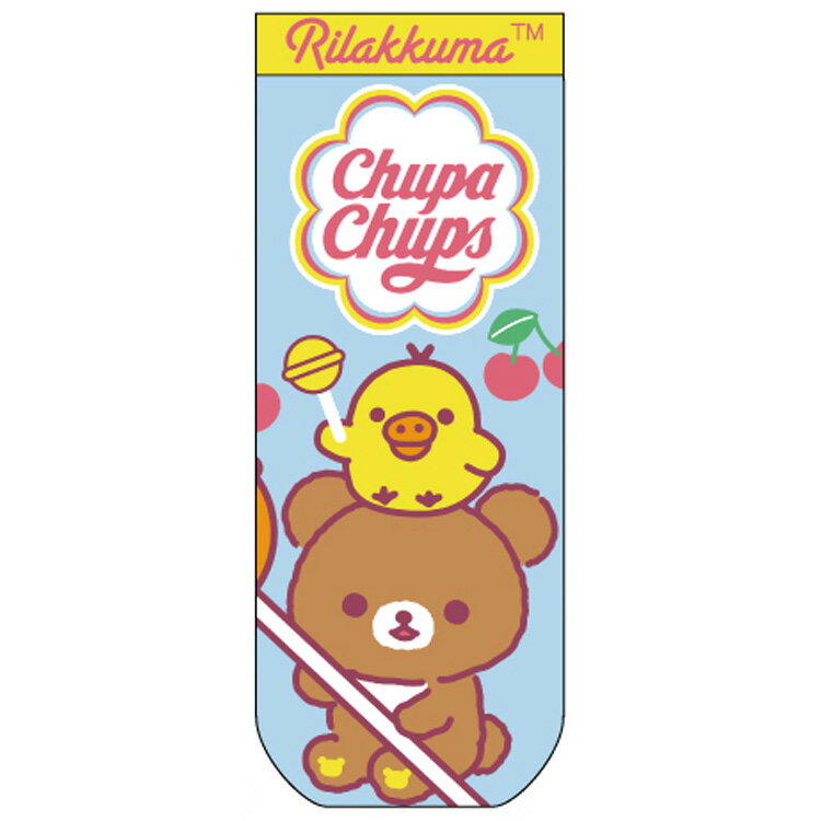 リラックマ×チュッパチャプス ジャガードソックス レディース チェリー 357839 サンエックス San-X コラボ