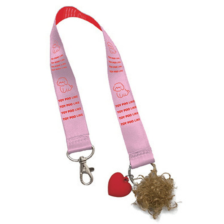 Other - TOY POO LIKE ストラップホルダー RED 727205 トイプードル 犬 いぬ