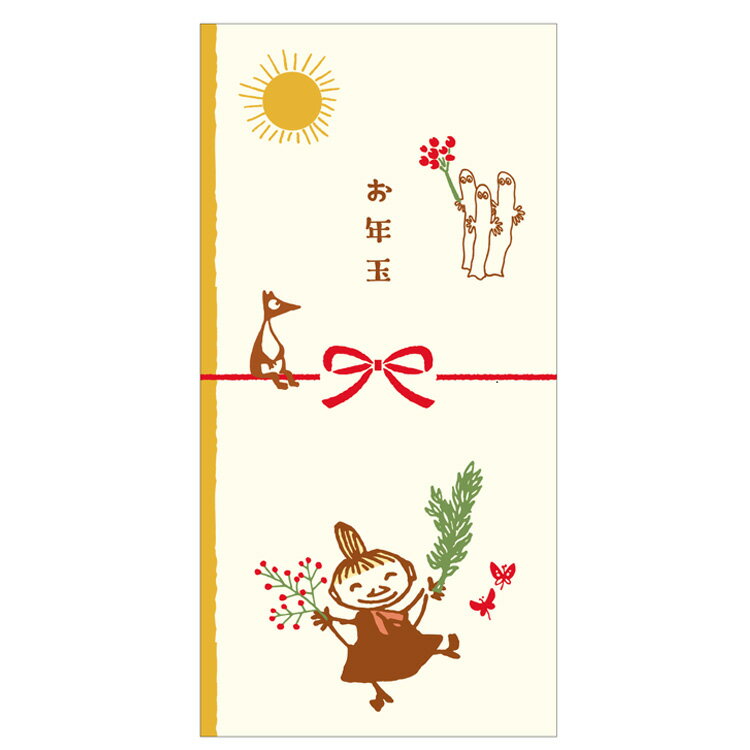 ムーミン 伊予和紙ぽち袋 大 めでたや 259199