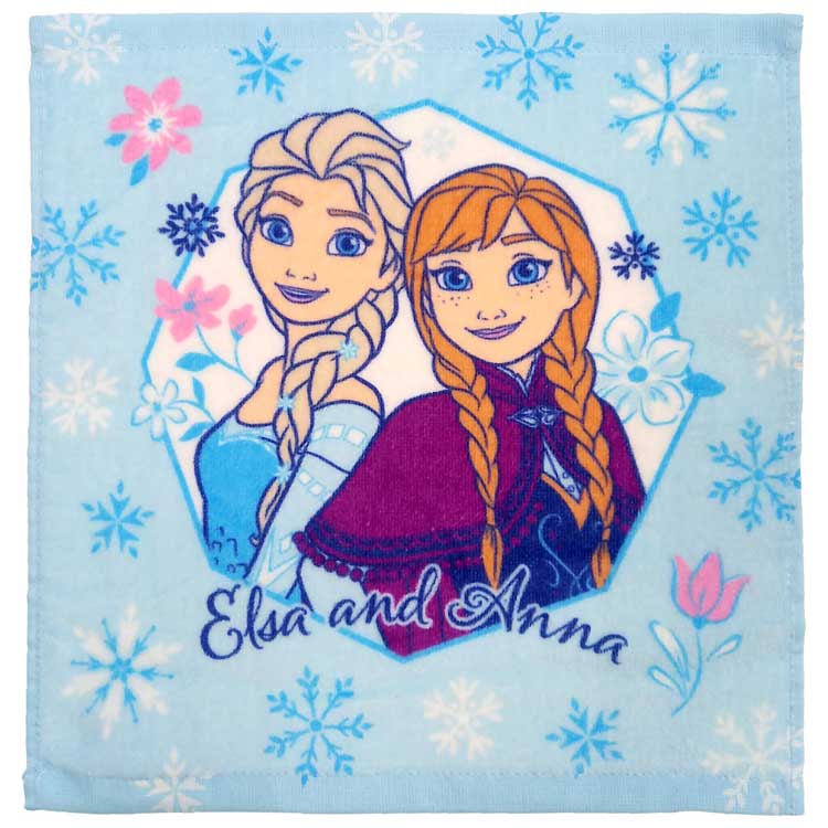 アナと雪の女王 ウォッシュタオル 2枚組 ウィークエンド ディズニー 092360