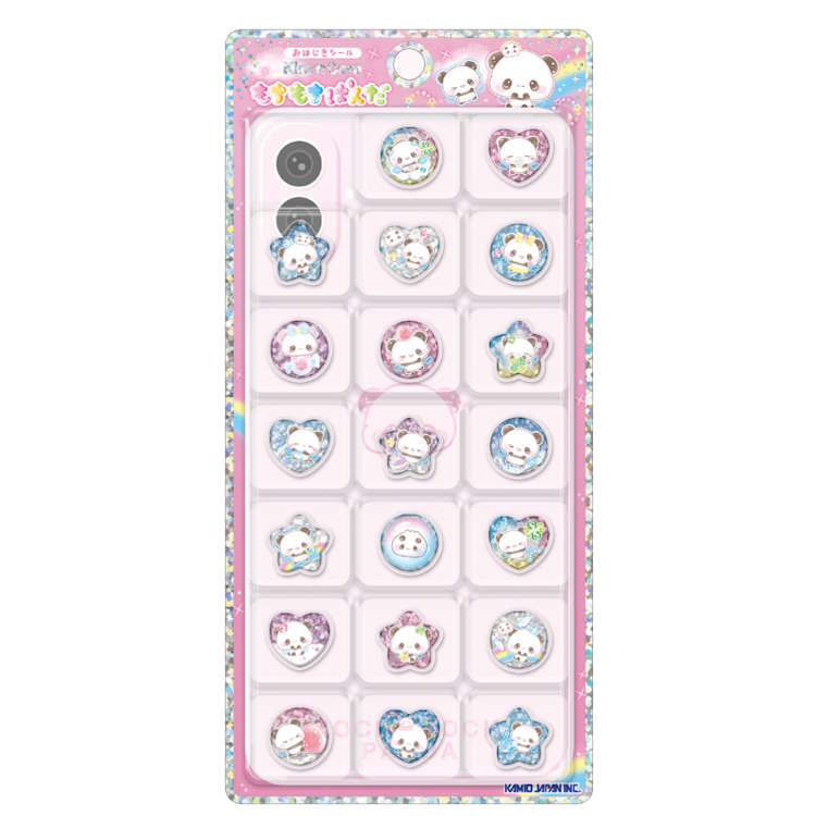 もちもちぱんだ おはじきシール KiraCoro シール 立体 デコ デコレーション 289581【お1人様1点限り】のサムネイル