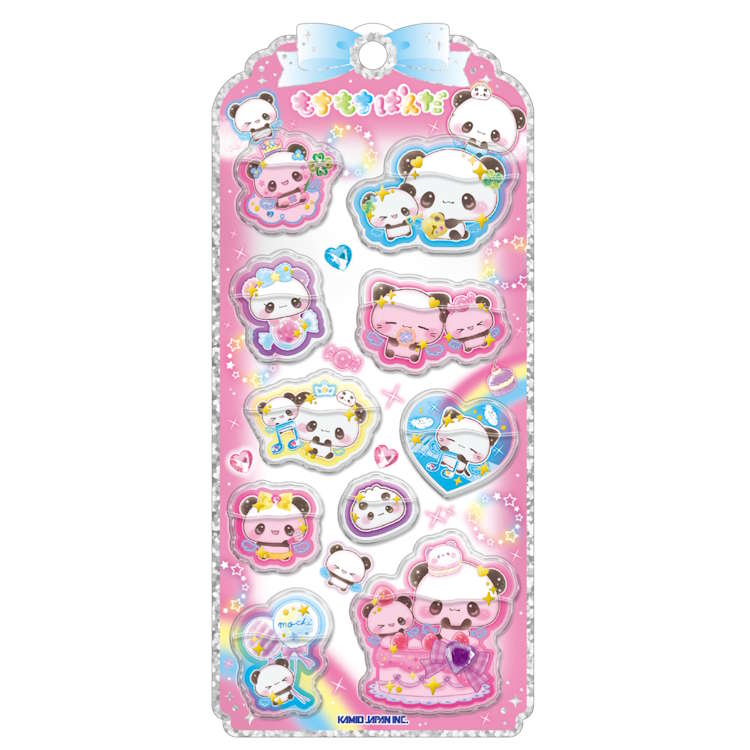 もちもちぱんだ ウォーターインシール シール ゆらゆら デコ デコレーション 294264【お1人様1点限り】のサムネイル