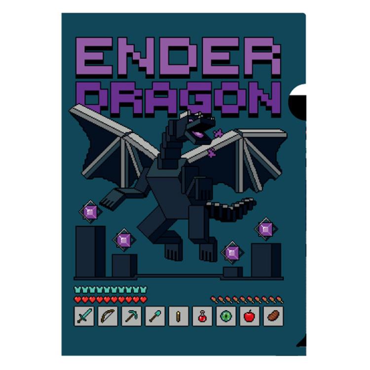 マインクラフト A4クリアファイル PIXEL WORLD Minecraft ゲーム