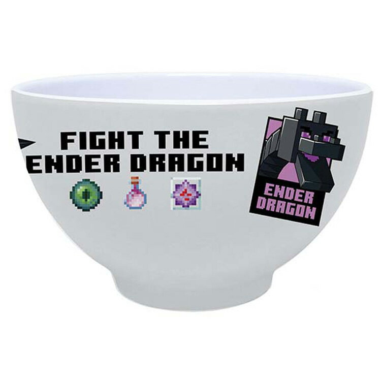 Minecraft メラミンボウル エンダードラゴン&ウォーデン 612788 マインクラフト マイクラ ゲームキャラ..