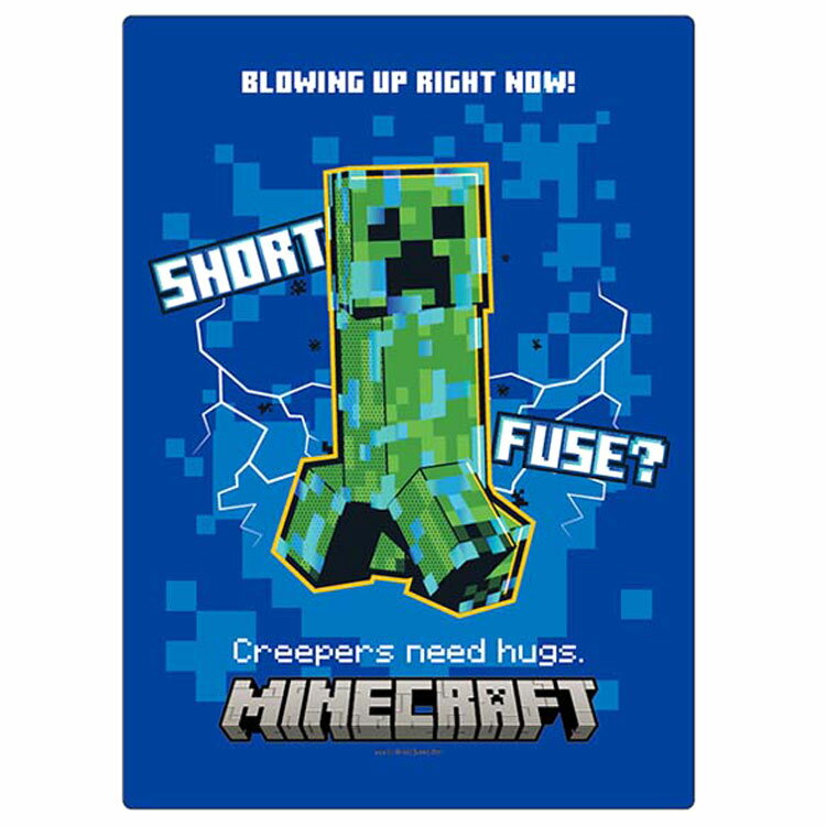 Minecraft 下敷きB5 クリーパー 612702 マインクラフト マイクラ ゲームキャラクター