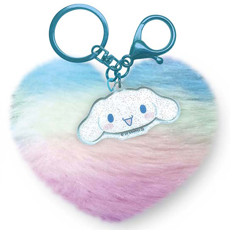 シナモロール ハート型ファーキーホルダー 612351 SANRIO サンリオキャラクターズ