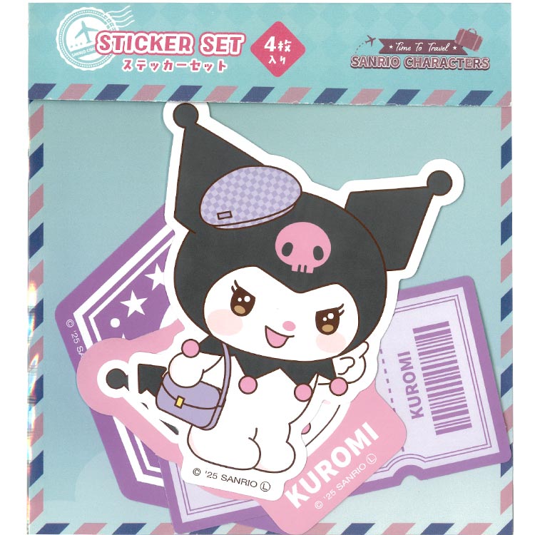 Rakuten - クロミ ダイカットステッカーセット 352621 KUROMI サンリオ