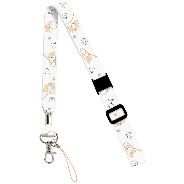 イヤイヤワンコ ネックストラップ 289548 犬柄 いぬ