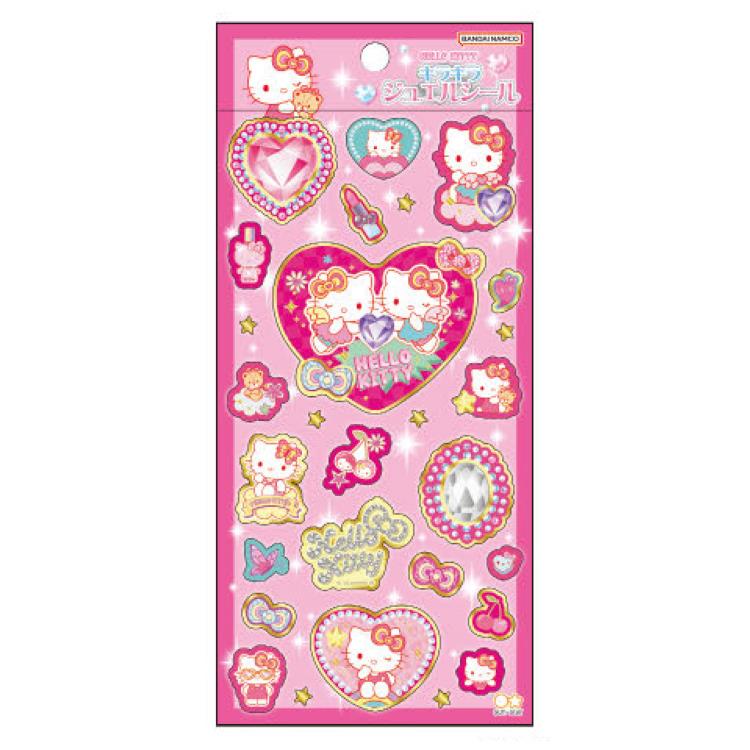 ハローキティ キラキラジュエルシール ビビッドカラー 954981 New Life Collection Hello Kitty サンリオ 【お1人様1点限り】のサムネイル