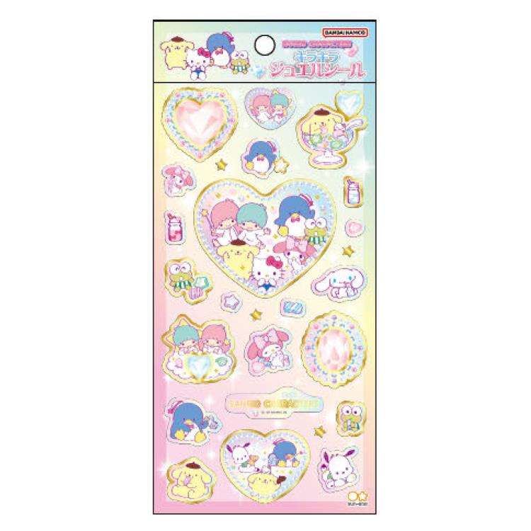 サンリオキャラクターズ キラキラジュエルシール 955148 New Life Collection SANRIO 【お1人様1点限り】のサムネイル