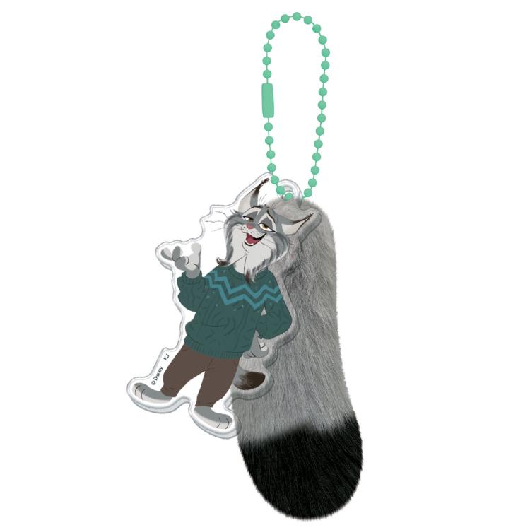 ズートピア しっぽ付きキーホルダー パウバート 073639 Zootopia ディズニー映画【お1人様1点限り】のサムネイル