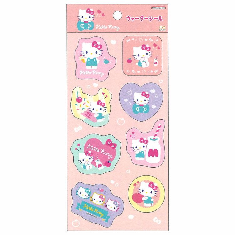 ハローキティ ウォーターシール ステショ☆Pastel 033822 【お1人様1点限り】のサムネイル