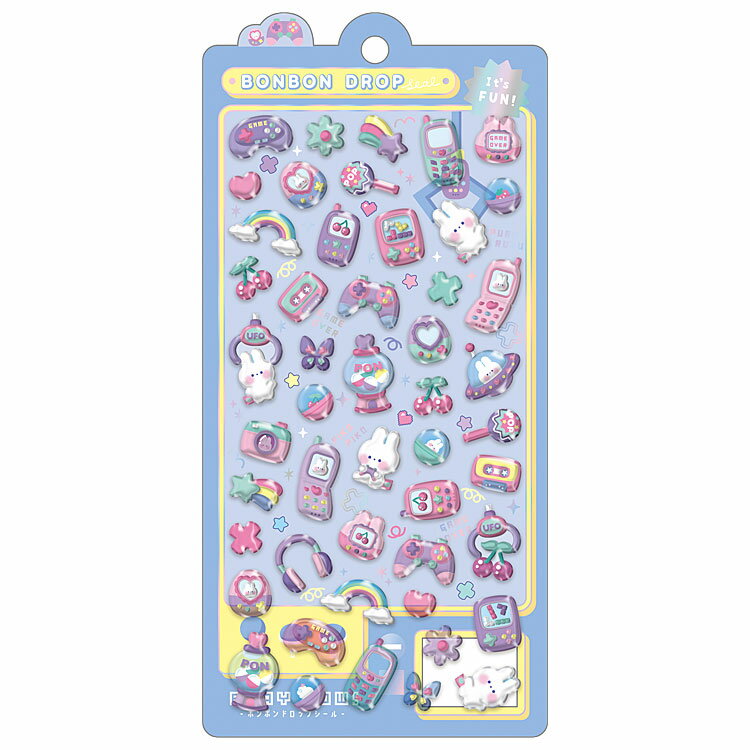 ぴこぴこボンボン ボンボンドロップシール 011544 クーリア【お1人様1点限り】のサムネイル