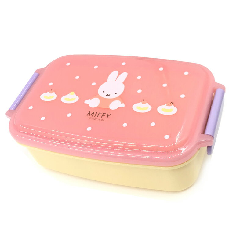 ミッフィー 角型密封弁当箱 500ml ミッフィーとスイーツ キッズランチ miffy Dick Bruna 205248