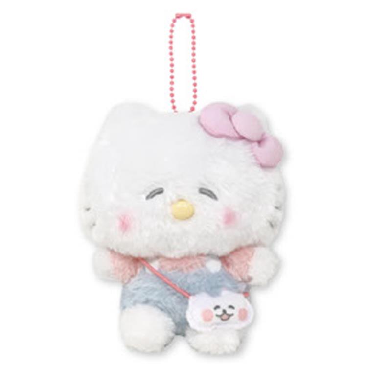 ほわころくらぶ×ハローキティ ぬいぐるみマスコット えちがわのりゆき ほわほわ市 ころころ町