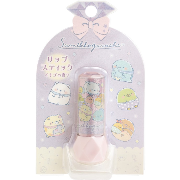 Lip Care - すみっコぐらし リップスティック イチゴの香り FE45503 ピンク