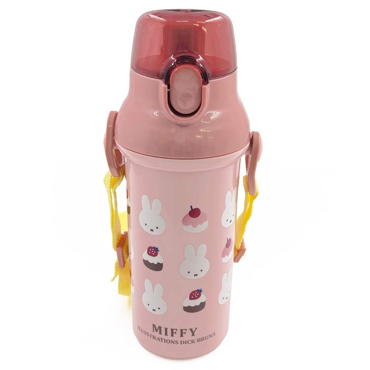 Children Canteen - ミッフィー ワンタッチボトル480ml 食洗機対応 ピンク 054467 miffy ディックブルーナ