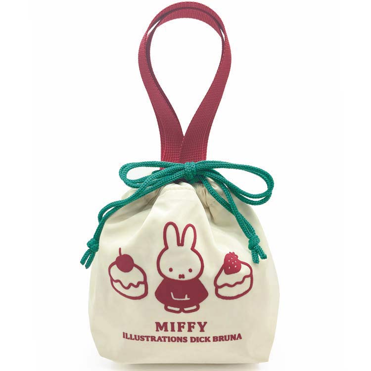 樂天商城 - ミッフィー 保冷ミニ巾着 アイボリー 054504 miffy ディックブルーナ