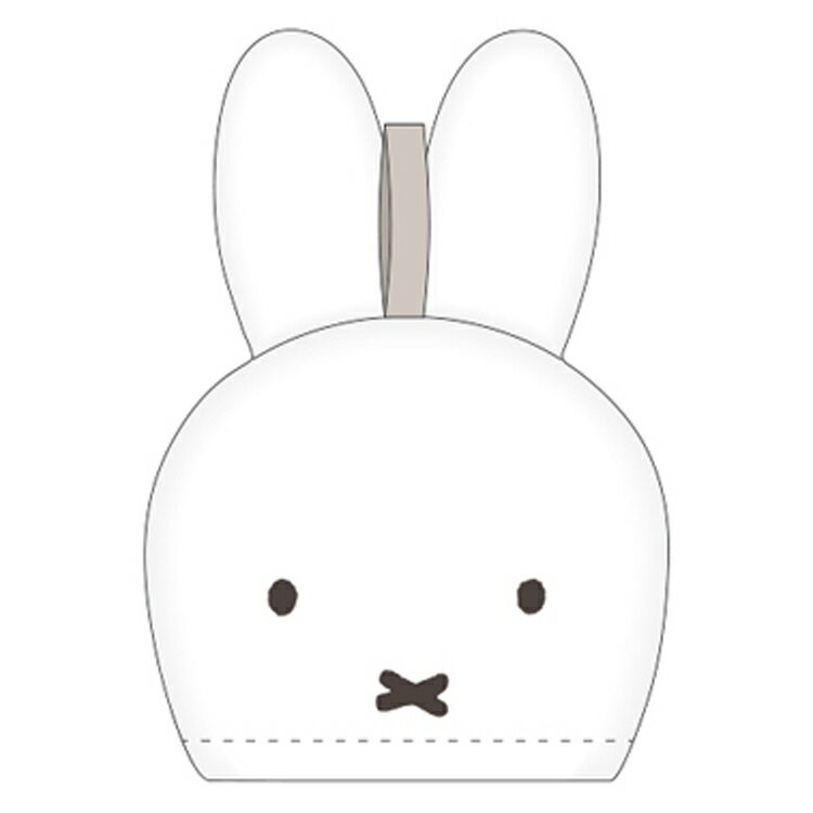 ミッフィー マスコットタオル 白 054634 ループタオル miffy ディックブルーナ