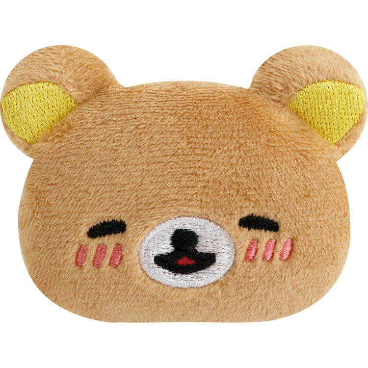 リラックマ ぬいぐるみバッジ リラックマ AB38601 えもじーずぬいぐるみ フェイス ...