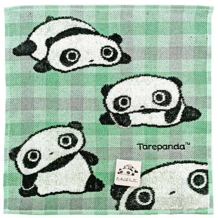 たれぱんだ タオルハンカチ グリーン 903271 26SS サンエックス たれパンダ
