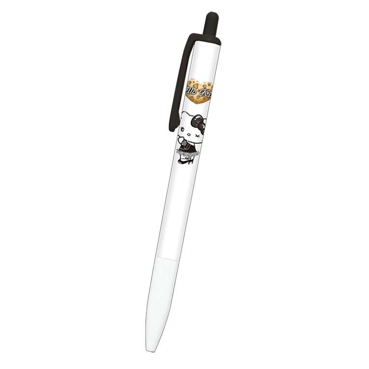 ハローキティ ボールペン ブラックリボン 黒ペン ペン 単色 筆記具 筆記用具 ラブギャルモード 357209