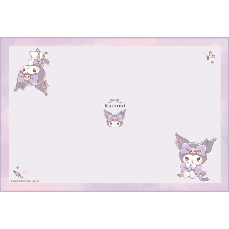 クロミ 長方形ランチクロス るんるんリボン ランチマット お弁当包み 361404