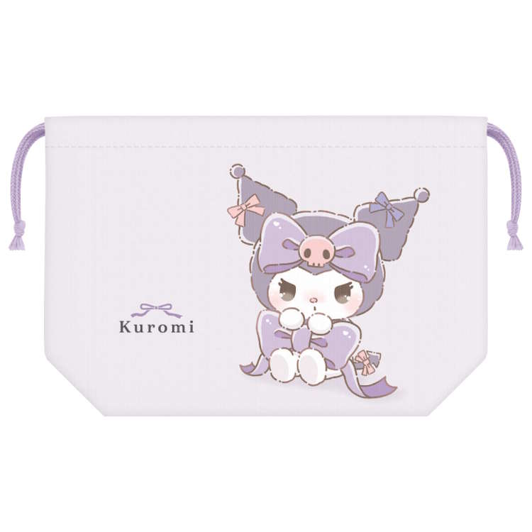 クロミ ランチ巾着 るんるんリボン お弁当入れ お弁当袋 きんちゃく 小物入れ 361428