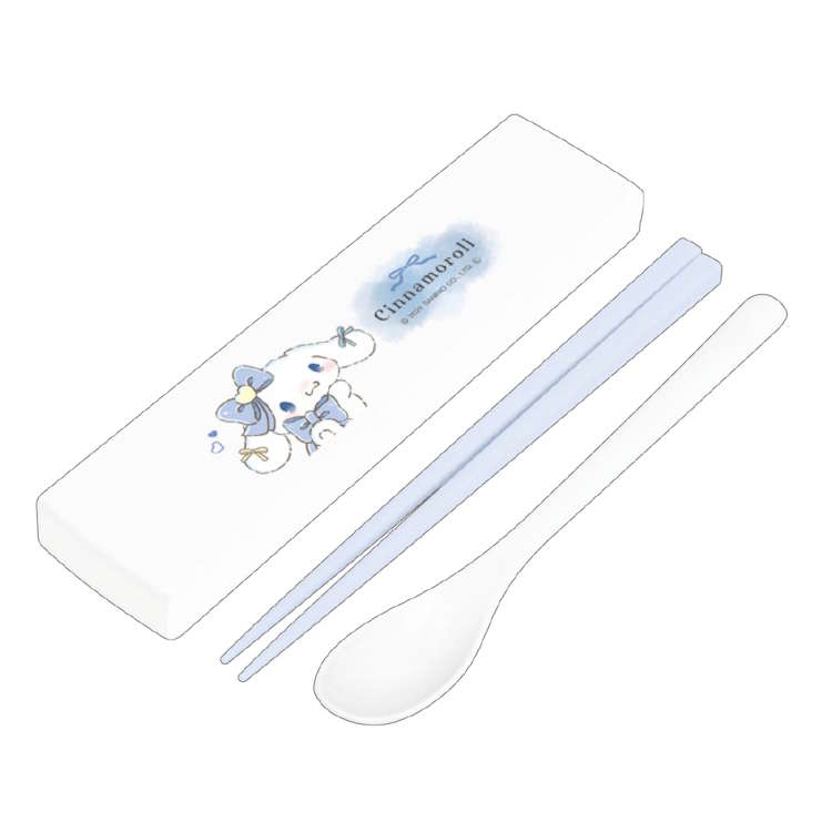 シナモロール ツインセット るんるんリボン ハシ 箸 はし スプーン 携帯カトラリー 361466