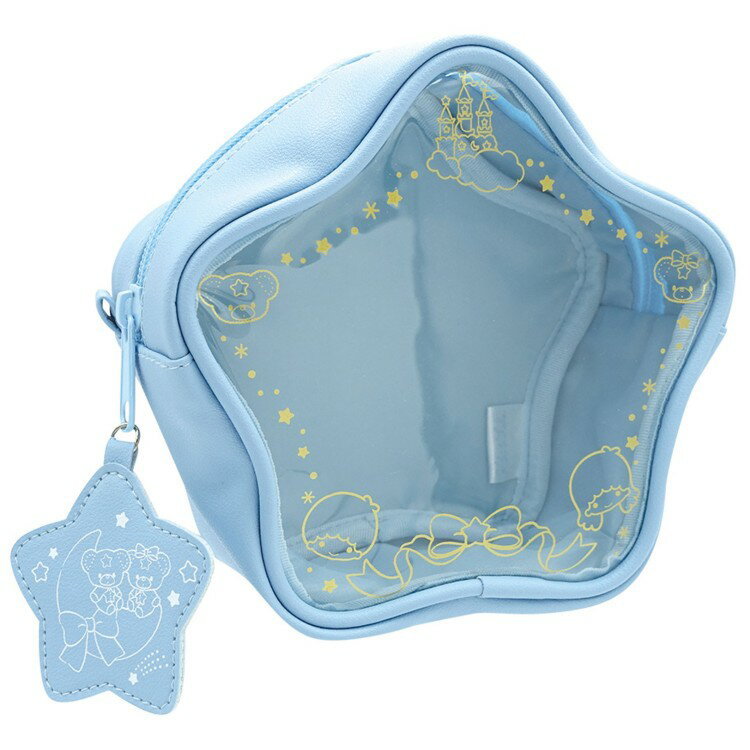 リトルツインスターズ 8203-488 星型ポーチ 雪灯りのファンタジー ブルー 推し活 LittleTwinStars キキララ サンリオ