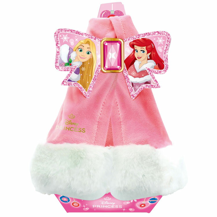 ディズニープリンセス ウィンターケープ A.ケープ ピンク 061386 クリスマスグッズ お菓子付き 株式会社ハート Heart xmasのサムネイル