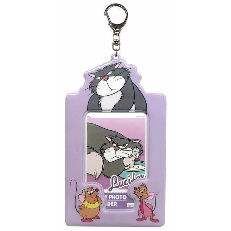 シンデレラ 18394 インスタントフォトキーホルダー ルシファー 推し活グッズDisney ディズニー...