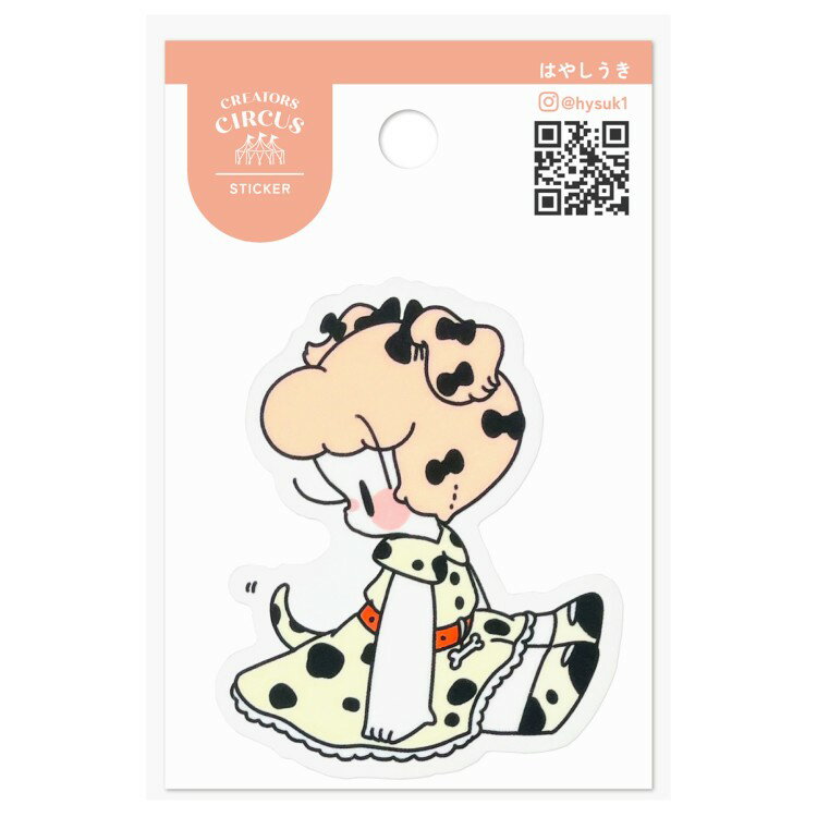 하야시 우키 스티커 달메시안 253234 크리에이터스 서커스 CREATORS CIRCUS
