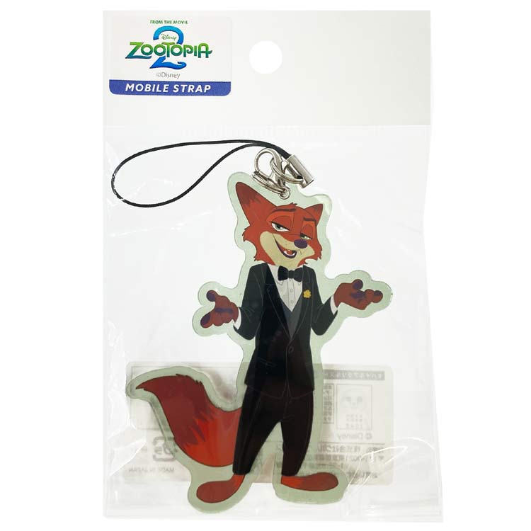 ズートピア2 モバイルアクリルストラップ Lサイズ A 588698 ニック Zootopia2 ディズニー映画