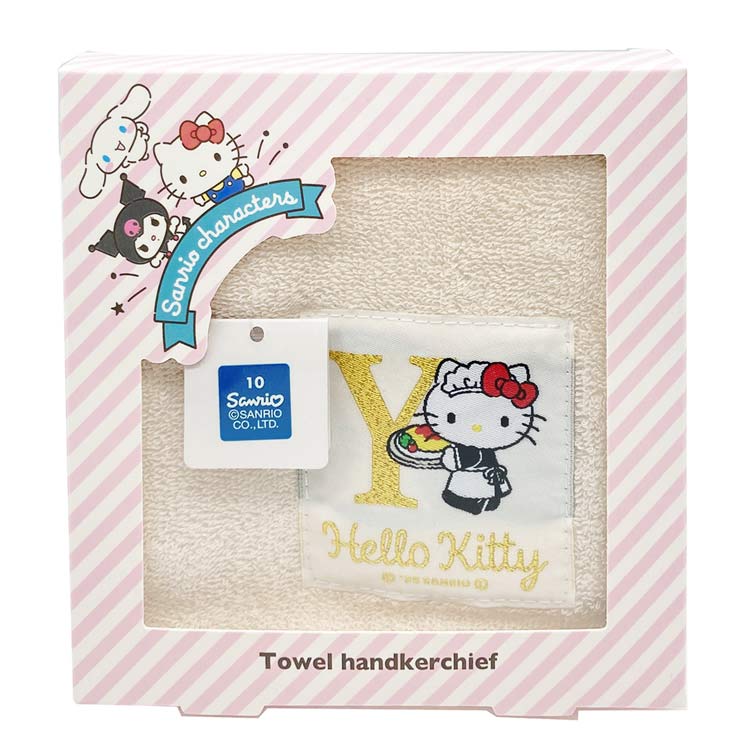 ハローキティ タオルハンカチ Y 903769 イニシャル Hello Kitty サンリオ