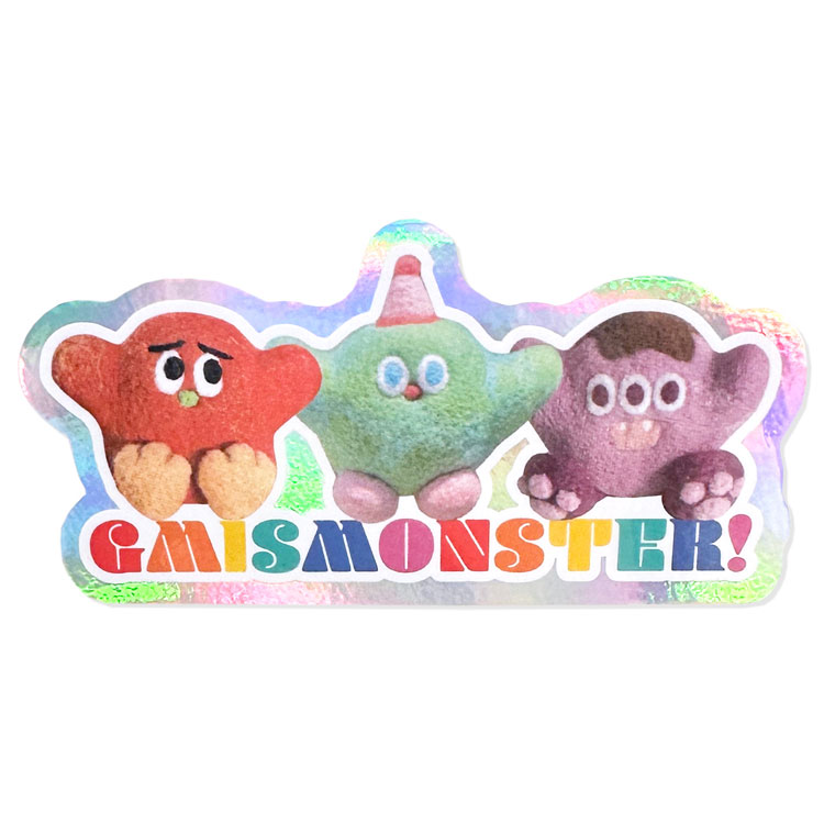 乐天商城 - GOEMULEUN MONSTER ステッカー We are monster friends 254507 クリエイターズサーカス
