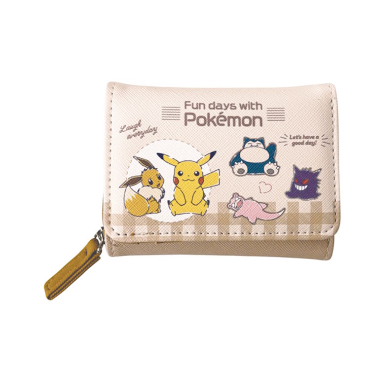 樂天商城 - ポケットモンスター ミニ財布 集合 三つ折り 財布 ウォレット コンパクト 158072