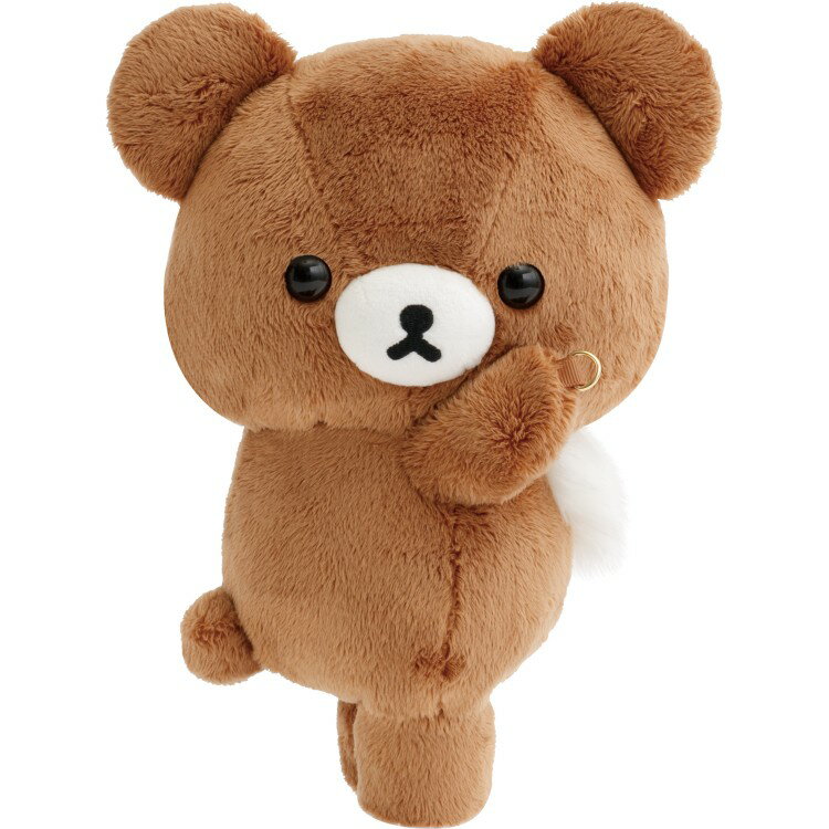 【3月中旬以降〜出荷】 リラックマ ぬいぐるみポシェット チャイロイコグマ チャイロイコグマのくまきゅんDays ショルダーチェーン付 ぬいぐるみポーチ 2