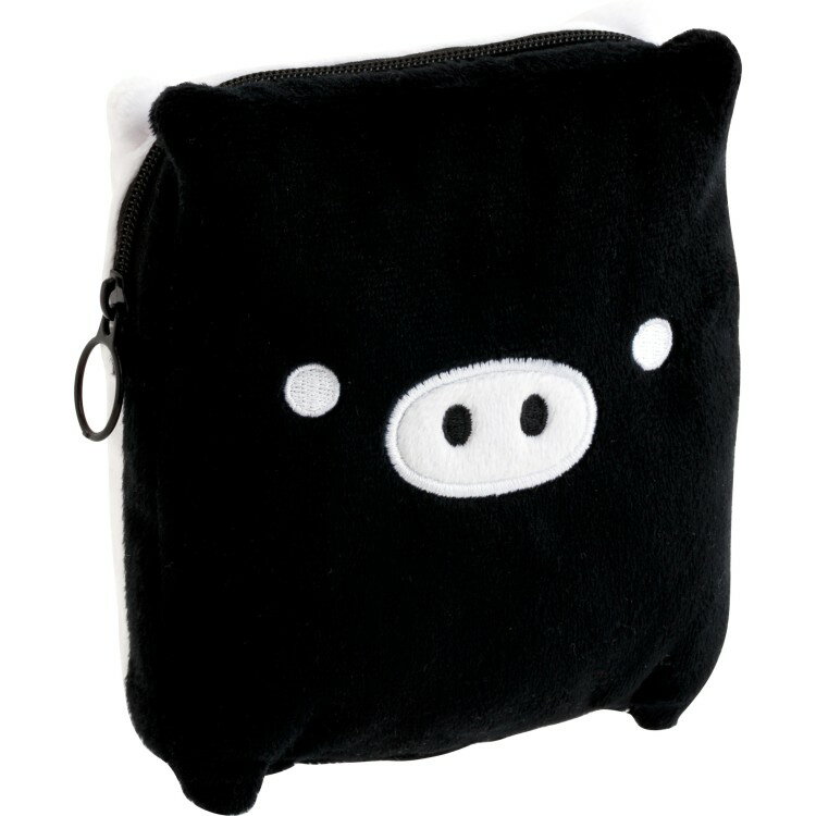 【3月中旬以降〜出荷】 モノクロブー ぬいぐるみポーチ サンエックスユニバース キャラクターシリーズ ...