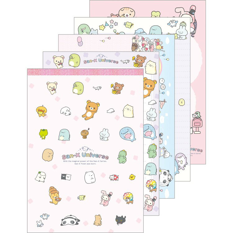 【3月中旬以降〜出荷】 サンエックスユニバース メモパッド MH31102 サンエックスタウン メモ帳 ピンク...