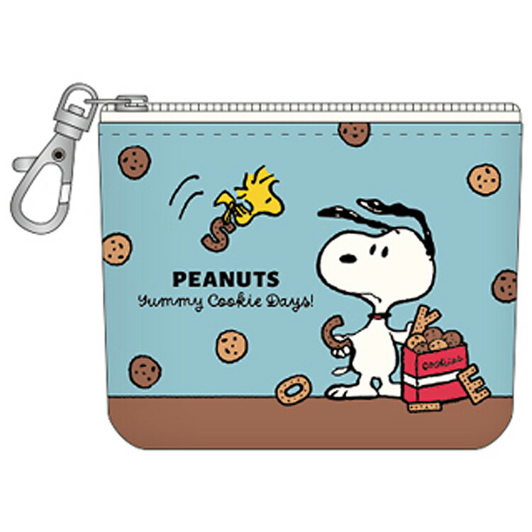 スヌーピー プチポーチ 水色 308485 Yummy Cookie Days! PEANUTS ピーナッツ